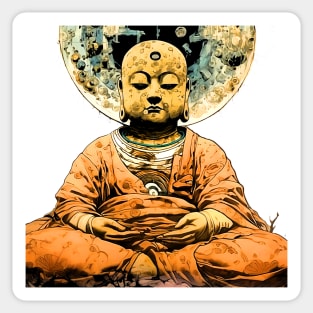 Introspection: The Profound Journey Within (Knock Out: on a Light Background) Sticker